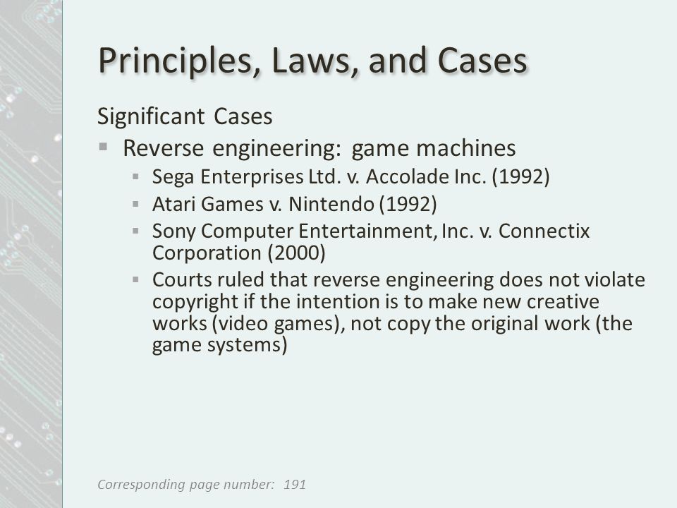 Talk:Sega v. Accolade